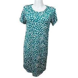 Diane von Furstenberg Silk Dress 12 Green